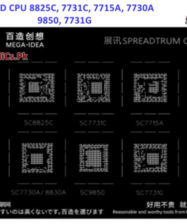 Mega iDea SPD CPU1 Stencil For SC8825C, SC7731C, SC7715A, SC7730A, SC9850, SC7731G