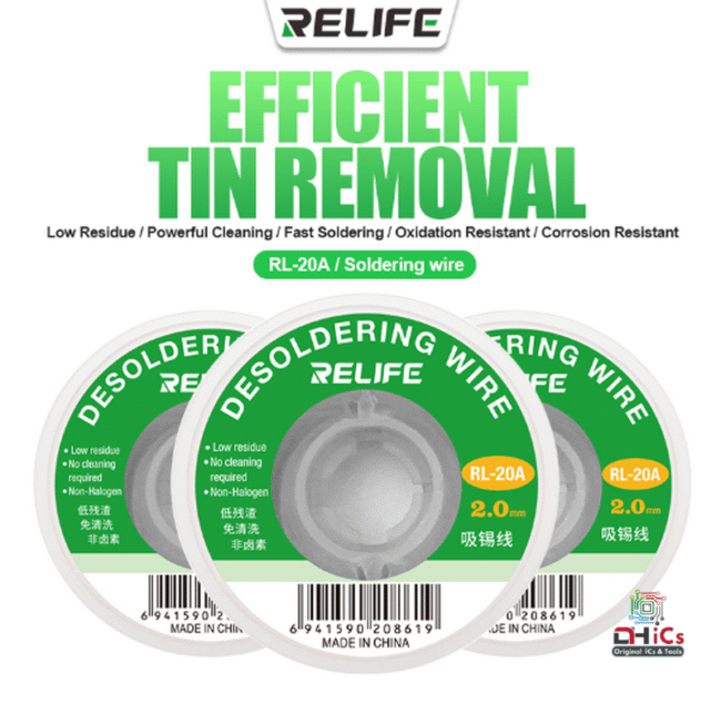 Desoldering Wick  Less Residue RELIFE RL-20A