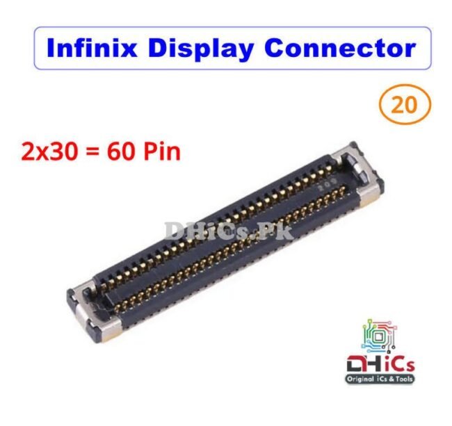 Infinix Display Connector 60 Pin For Infinix, Redmi 9A 9C