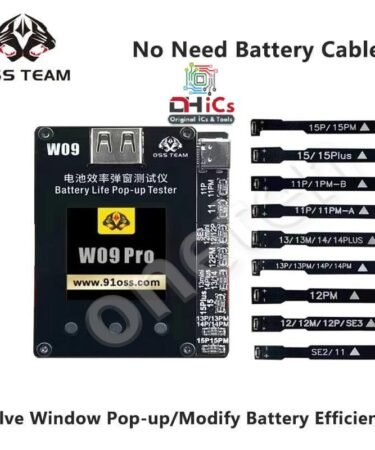 W09 Pro iPhone Battery Pop-up Repair without Flex Cable  For IP11-15 OSS TEAM