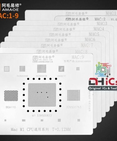 MAC 1-9 Stencil Set For MAC Pro A2159 A1706 A1707 A1534 IC CPU SSD DDR WIFI