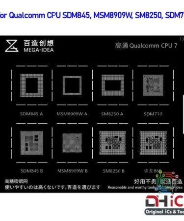 MEGA IDEA Qualcomm CPU 7 Stencil For Qualcomm CPU SDM845, SM8250, MSM8909W, SDM710, SDM865