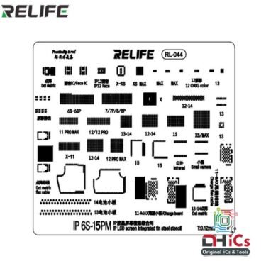 iP6S-15PM LCD Screen iC Stencil Relife RL-044