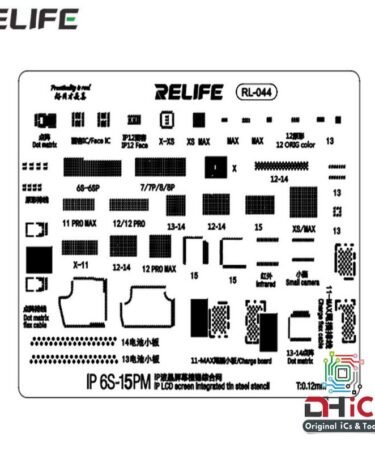 iP6S-15PM LCD Screen iC Stencil Relife RL-044