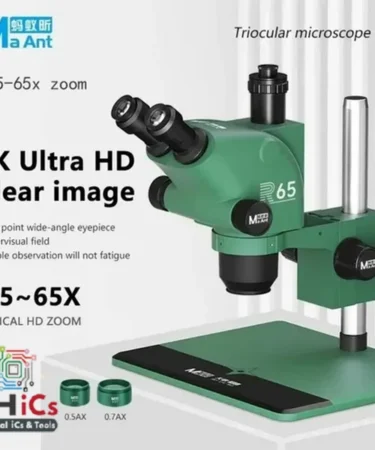 Maant R65 Trinocular Microscope 6.5X to 65X Optical HD Zoom