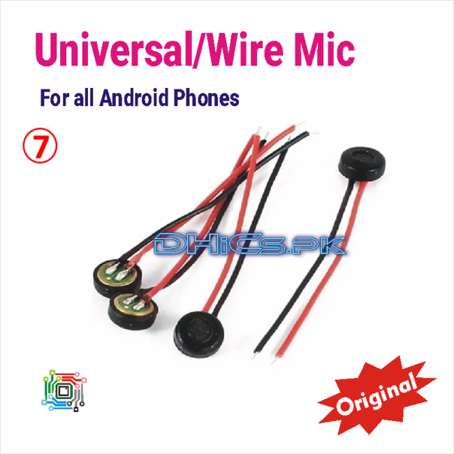 100% Original Universal/Wire Mic for all Android Mobile Phone models