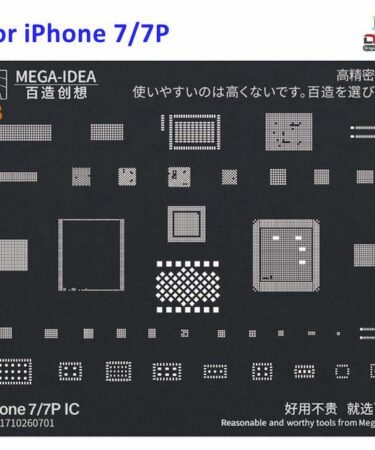 Mega iDea iPhone 7, 7P Black Stencil