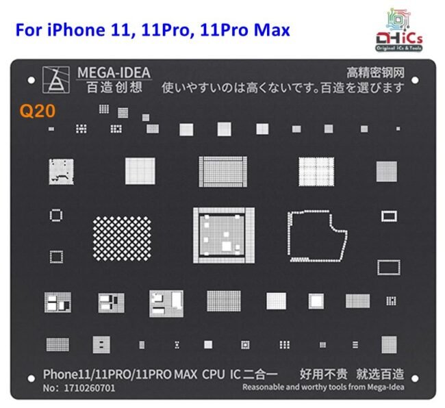 Stencil Mega iDea For iPhone 11, 11 Pro, 11 Pro max