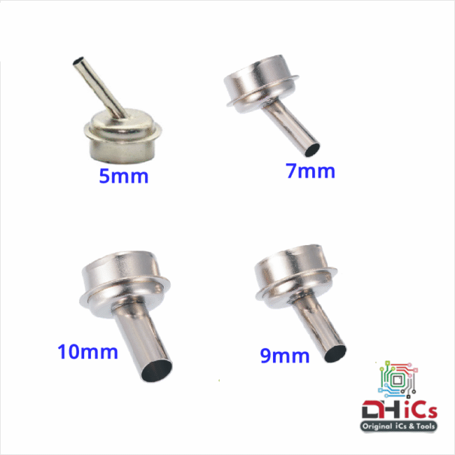 5mm 7mm 9mm 10mm Heat Gun Nozzle Set For Quick 861DW
