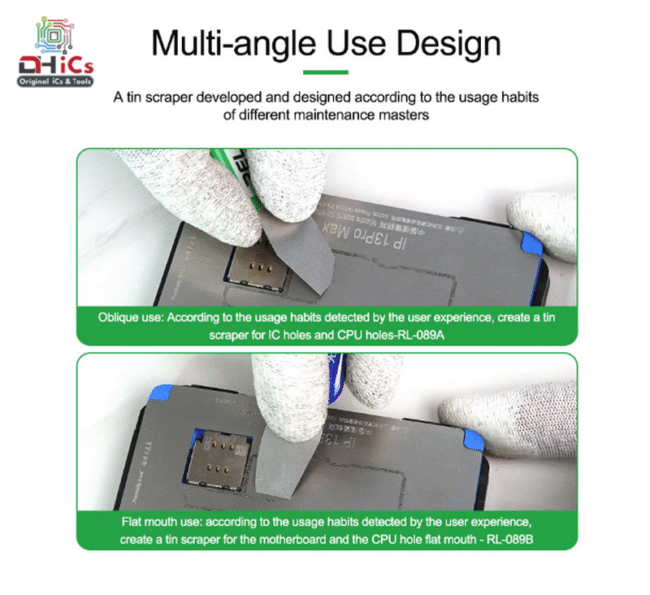 Non-magnetic Tin Scraper Set RELIFE RL-089 - Image 2