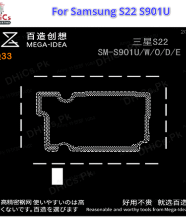 Samsung S22 SM-S901U/W/O/D/E Reballing Stencil