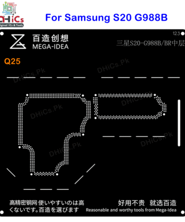 Samsung S20-G988B BR Middle Layer Reballing Stencil