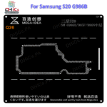 Samsung S20 SM-G986B 985F 986N Middle Layer Reballing Stencil