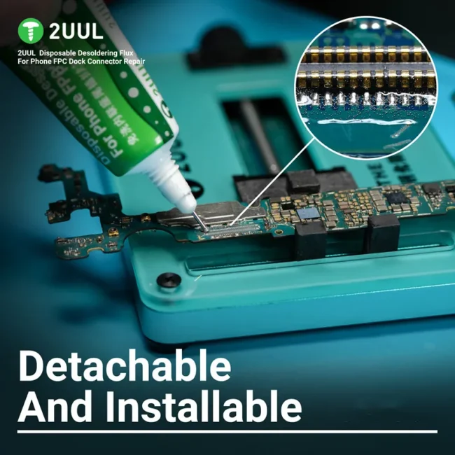 2UUL SC97 Disposable Desoldering Flux For Mobile Phone FPC Dock Connector Repair Welding Paste - Image 2