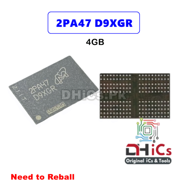 2PA47 D9XGR 4GB EMMC RAM Chip Need to Reball