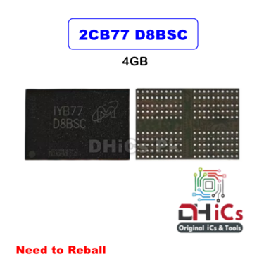 2CB77 D8BSC 4GB EMMC RAM Chip Need to Reball