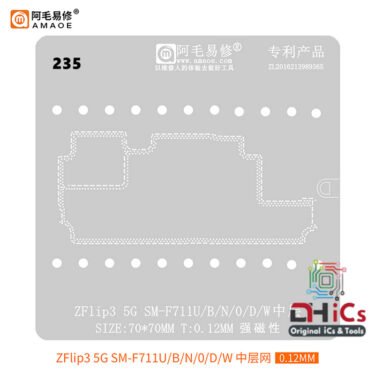 AMAOE Samsung ZFlip 3 F711U Middle Layer Stencil