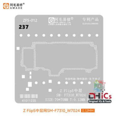 AMAOE Samsung ZFlip 5 F7310 Middle Layer Stencil