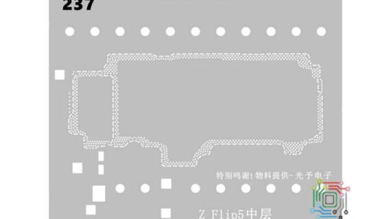 AMAOE Samsung ZFlip 5 F7310 Middle Layer Stencil