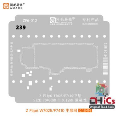 AMAOE Samsung ZFlip 6 W7025 Middle Layer Stencil