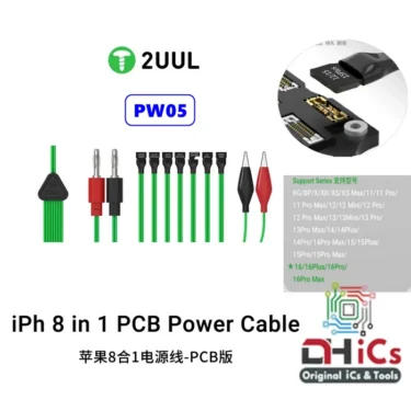 2UUL PW05 PCB Power Boot Cable for iPhone 8 - 16 Pro Max