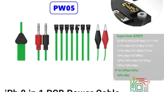 2UUL PW05 PCB Power Boot Cable for iPhone 8 - 16 Pro Max