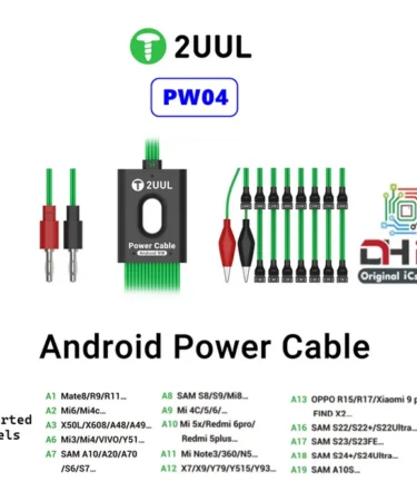 2UUL PW04 Android Power Boot Cable 16 in 1 Support 80% Android Models