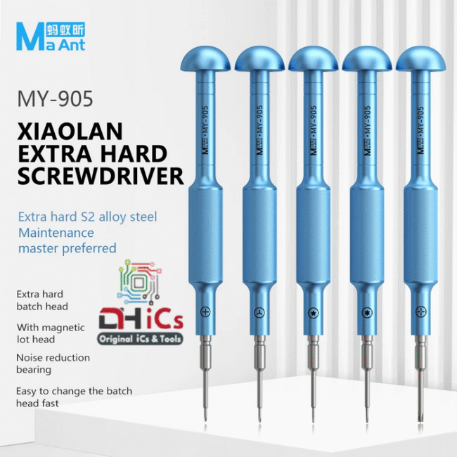 MaAnt MY-905 Precision Screwdriver Set S2 with Magnetic Bits
