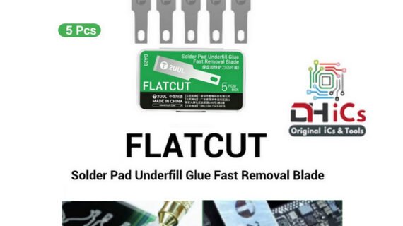 2UUL DA28 FLATCUT 5PCS Solder Pad Glue Removing Blade