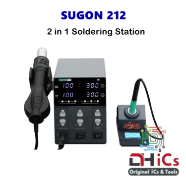 Sugon-212 2 in 1 Soldering Station 760W T12 Soldering Iron Hot Air Heat Gun