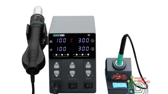 Sugon-212 2 in 1 Soldering Station 760W T12 Soldering Iron Hot Air Heat Gun