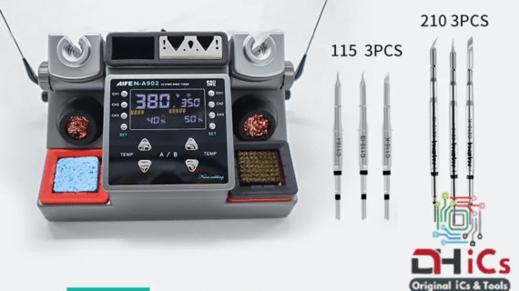 AIFEN A902 Smart Double Soldering Iron With C210/C245 Tips