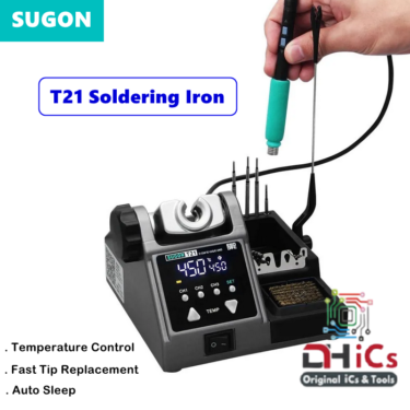 SUGON T21 C210 Soldering Station with 3 Tips 120W