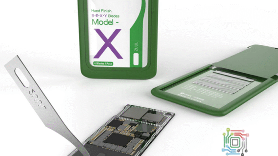 2UUL Hand Finish Edge Glue Removal Blades 4PCS Model X