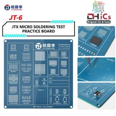 JTX JT-6 Test Practice Board iC & Connector Installation, Jumper Practice