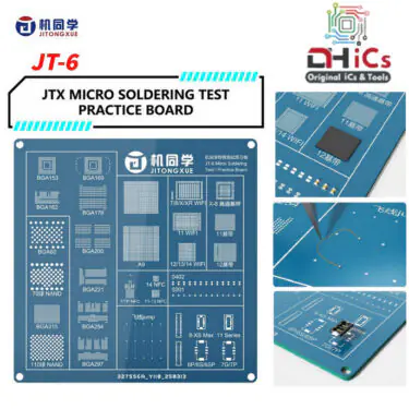 JTX JT-6 Test Practice Board iC & Connector Installation, Jumper Practice