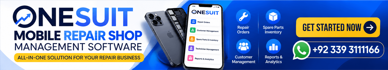 OneSuit Mobile Repair Shop Management Software