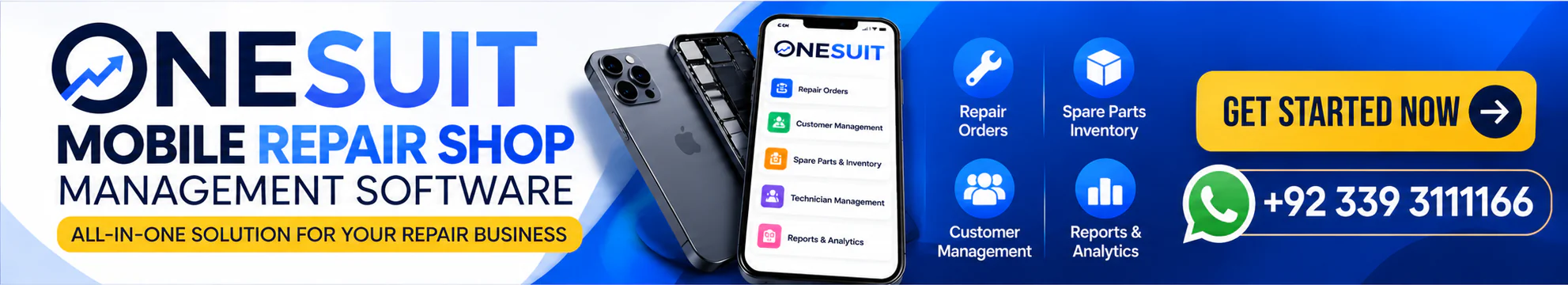 OneSuit Mobile Repair Shop Management Software